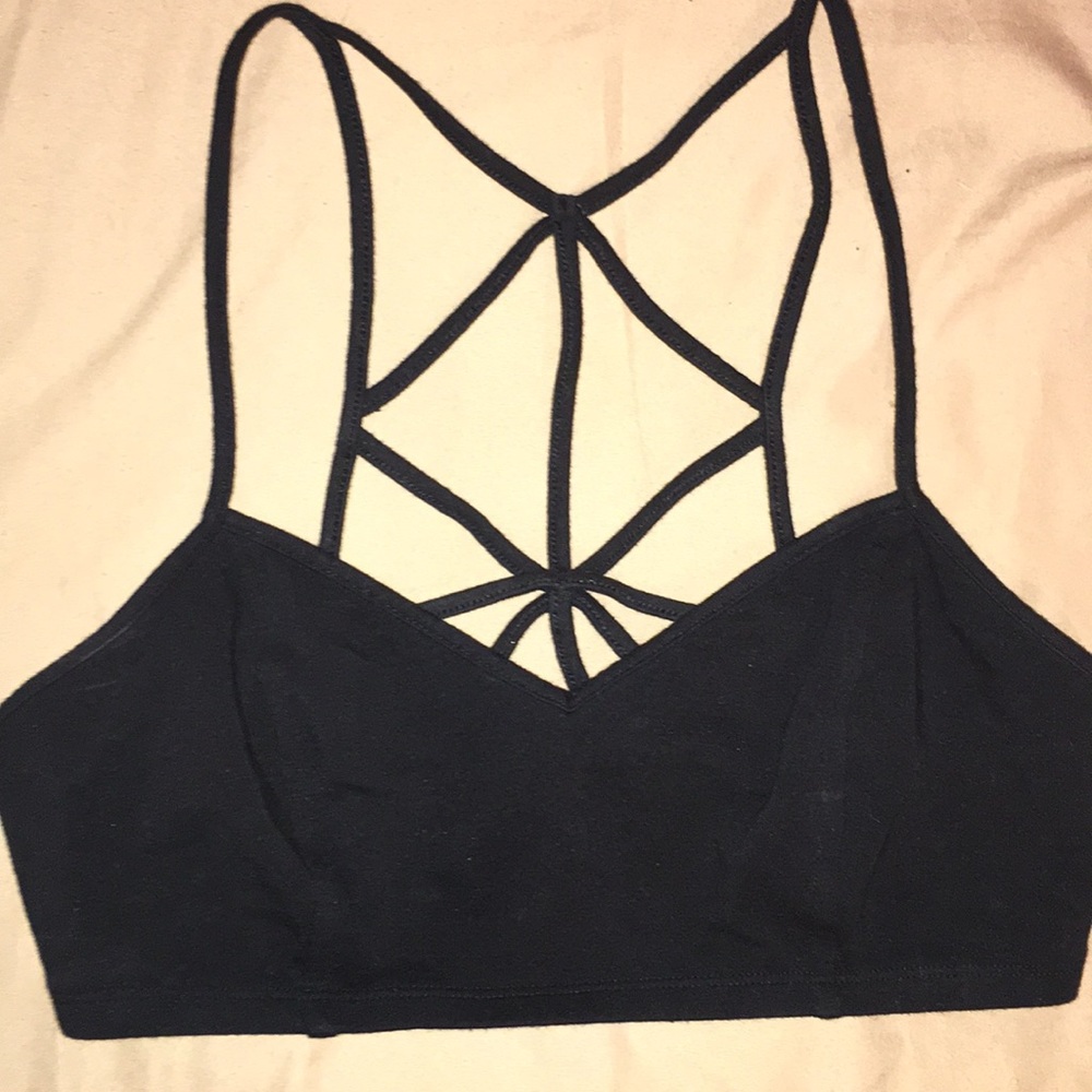 Black Bralette Top